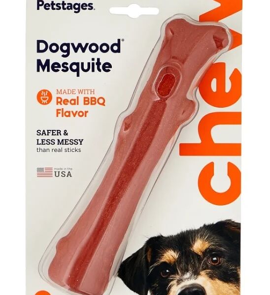 Petstages игрушка Mesquite Dogwood с ароматом барбекю для собак 18 см.