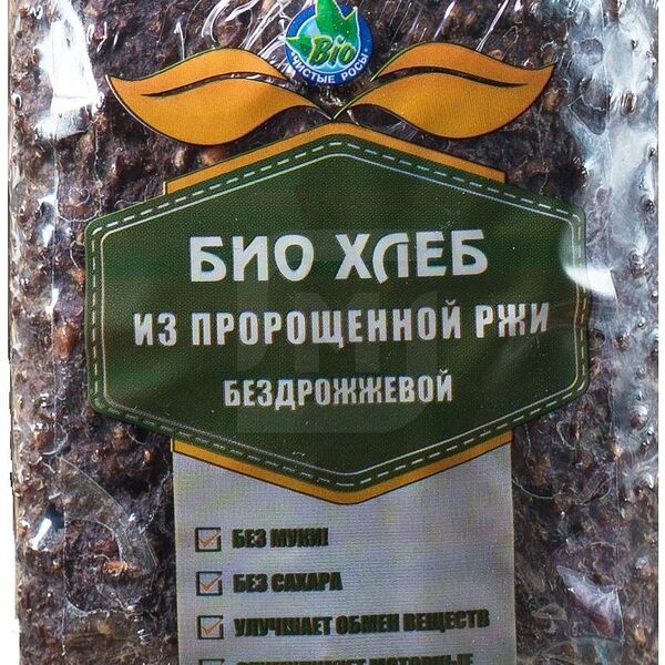 Хлеб Тонус из пророщенной ржи бездрожжевой 500г