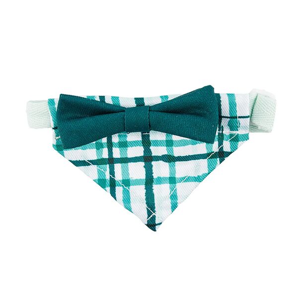 Бандана для кролика зеленая S