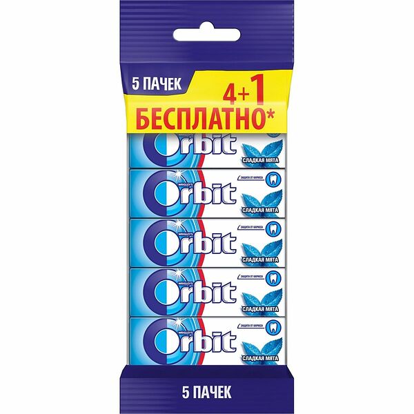 Жевательная резинка Orbit Сладкая мята