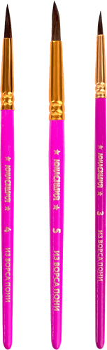 

Набор кистей ЮНЛАНДИЯ, Арт. 633089, 3шт