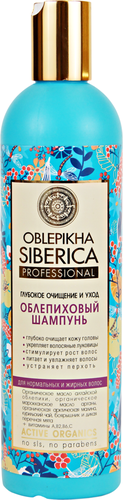 

Шампунь Oblepikha Siberica облепиховый для нормальных и жирных волос 400 мл