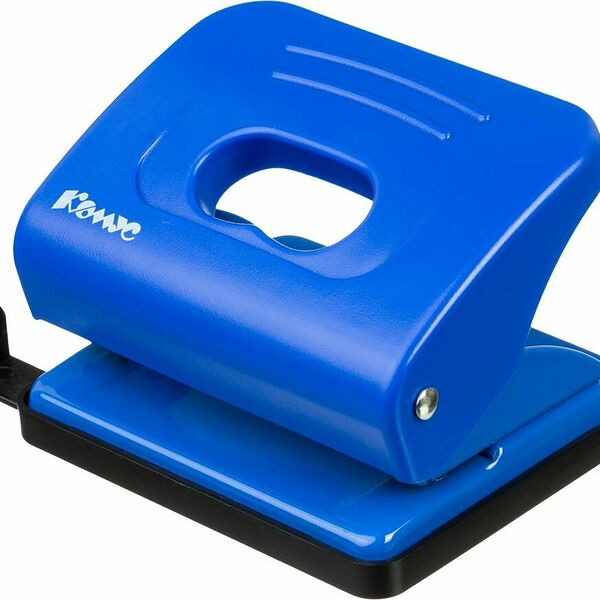 Дырокол Комус Prima 6325 синий до 20 листов.