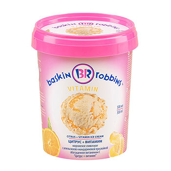 Мороженое Baskin Robbins сливочное Цитрус+витамин