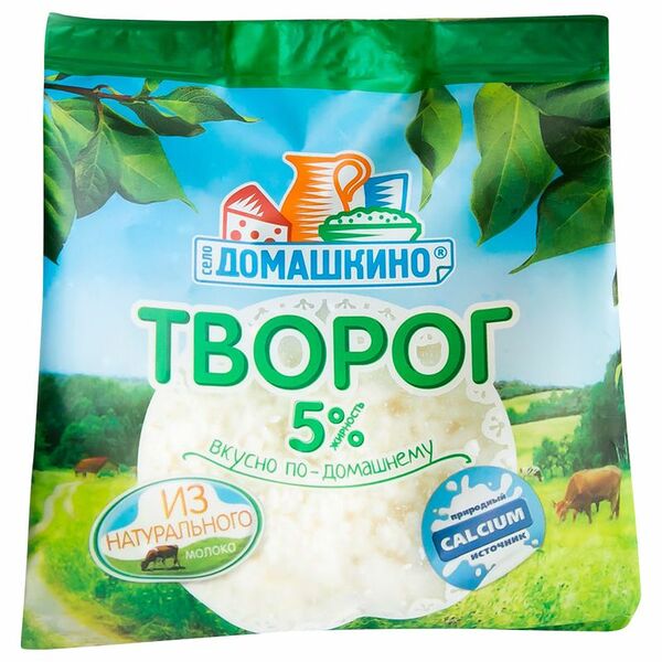 Творог Село Домашкино 5% 340 г