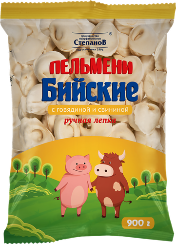 

Пельмени Бийские с говядиной и свининой, ручная лепка 900 г