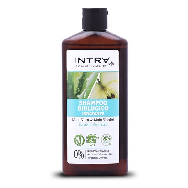 Шампунь INTRA Capelli Delicati для для тонких волос, яблоко и алоэ