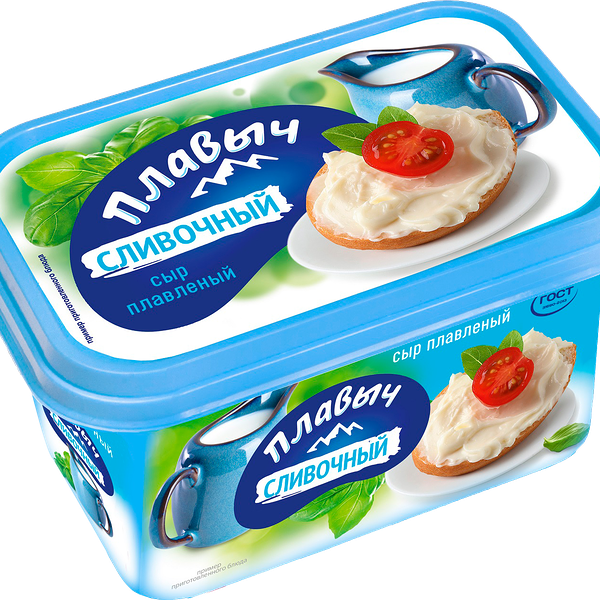 Сыр плавленый Плавыч Сливочный 45%, 400г