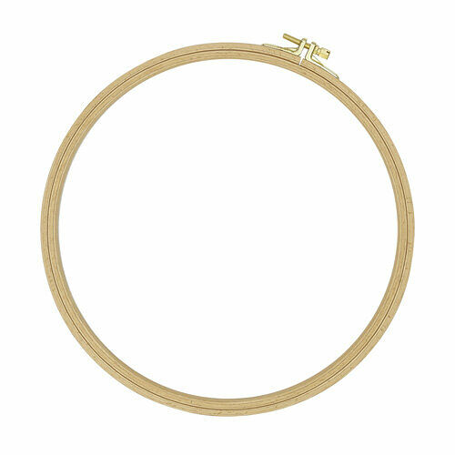 100-6 Пяльцы круглые буковые, диаметр 250 мм, выс. обода 8 мм Nurge Hobby,шт