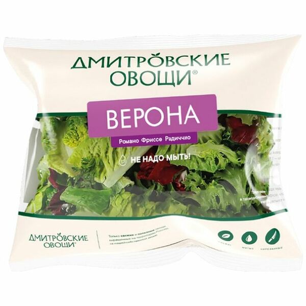 Смесь салатная Дмитровские Овощи Верона мытая 180 г