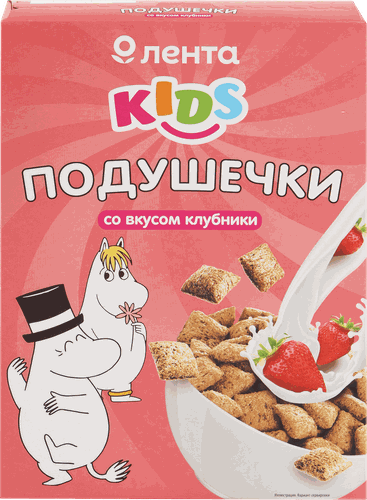 

Подушечки ЛЕНТА KIDS Муми Тролли, со вкусом клубники