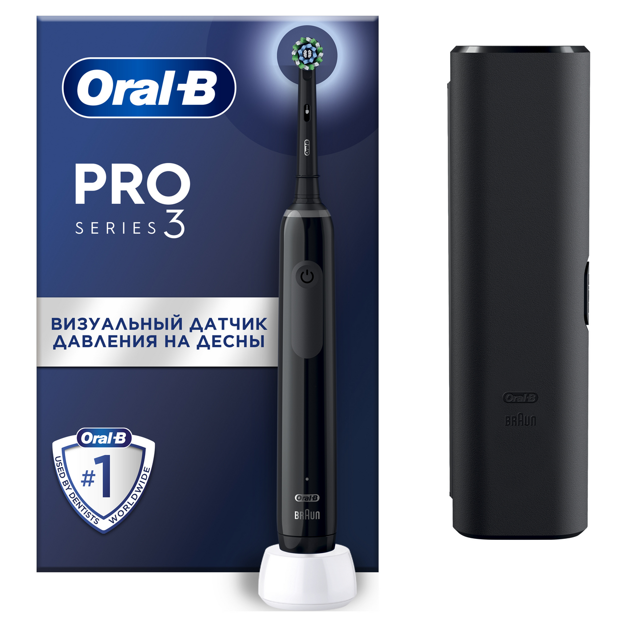 

Электрическая зубная щетка Braun Pro 3D 505.513.3X Black