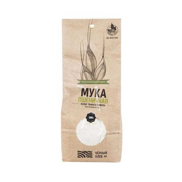Мука Черный хлеб пшеничная особо тонкого помола Био