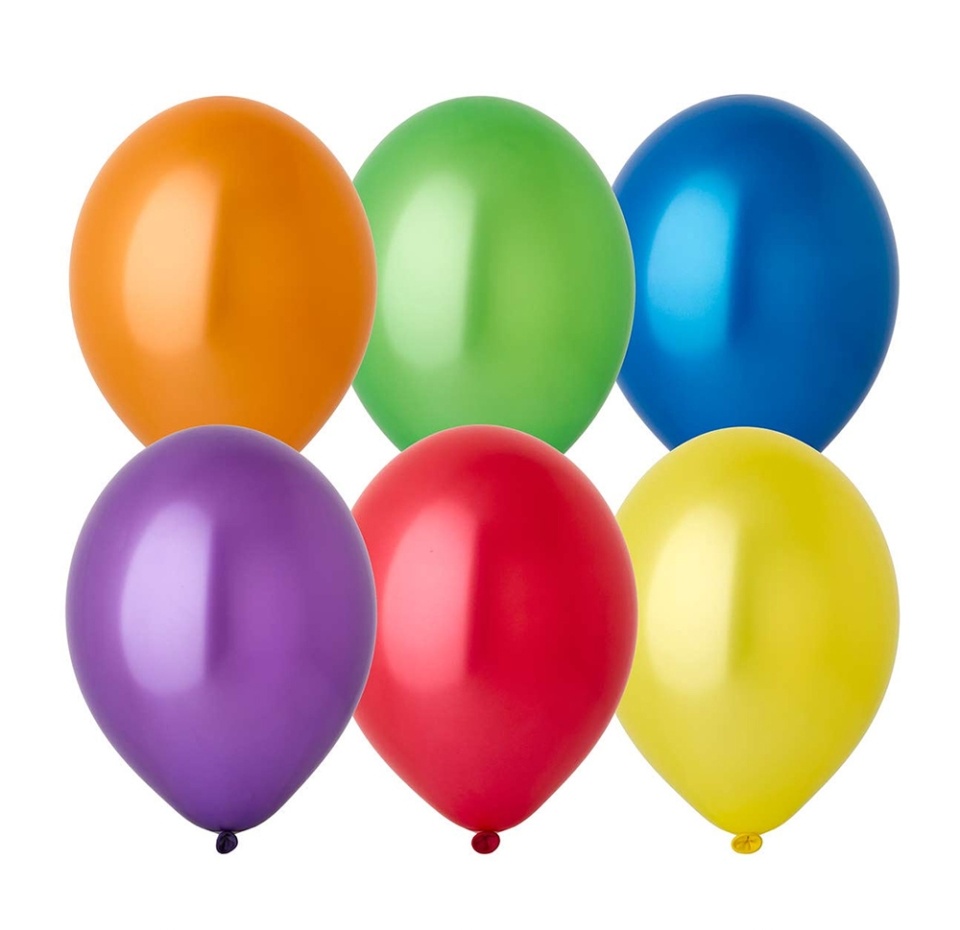 

Набор шаров «Металлик» ассорти, Belbal, 12 шт., Бельгия