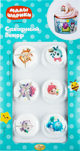 

Сахарный декор Парфэ Малышарики