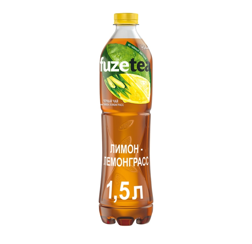 

Холодный чай черный «Лимон-лемонграсс», Fuzetea, 1.5 л, Россия