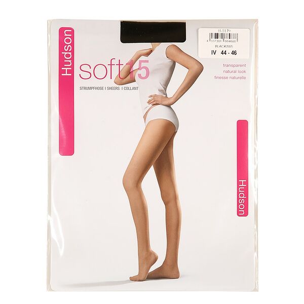 Колготки Kunert Soft черные 15 den, 4 размер