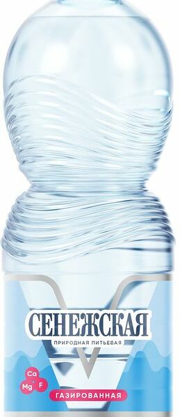 Вода Сенежская минеральная природная питьевая 1 категории газированная, 500мл