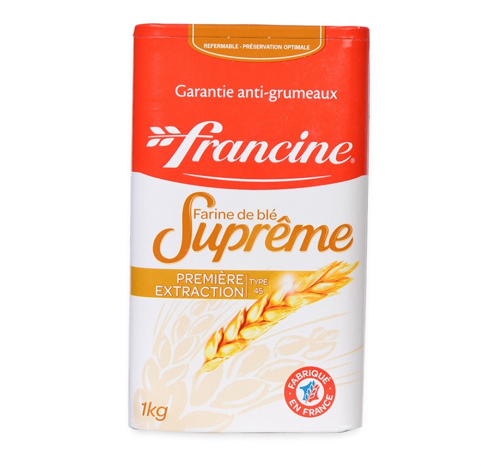 

Мука пшеничная Francine высший сорт 1 кг, Франция