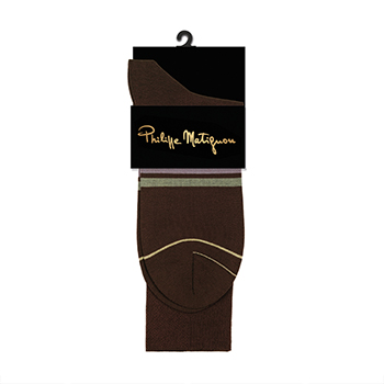 

Носки мужские Philippe Matignon Infinito из мерсеризованного хлопка р. 39-41 коричневый