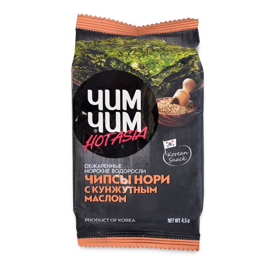

Чипсы нори Чим-Чим с кунжутным маслом 4.5 г