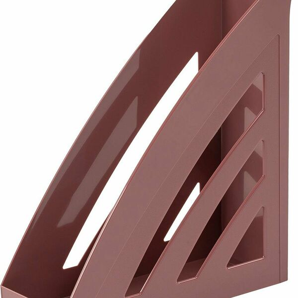 Лоток вертикальный Комус Ницца 90мм бордовый