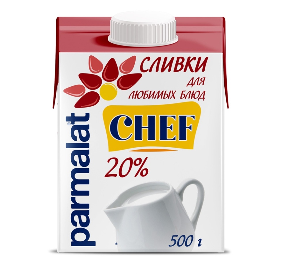 

Сливки Parmalat Chef 20% 500г Россия