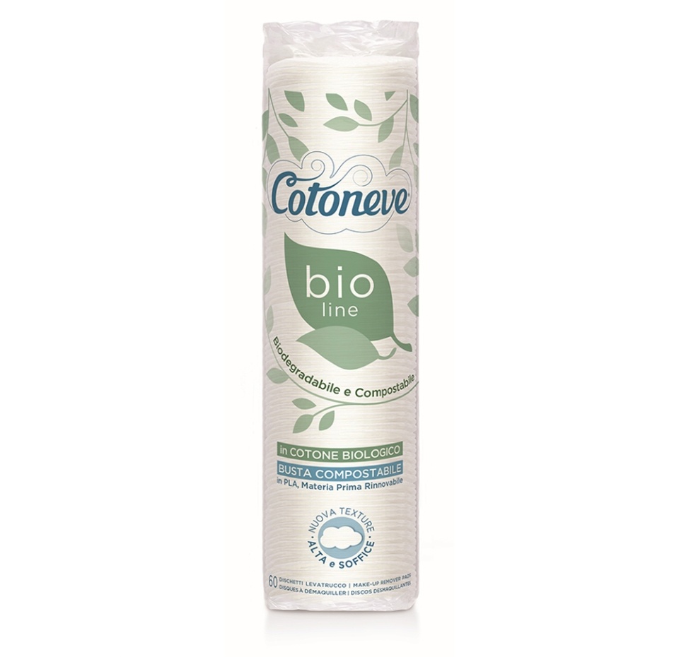 

Ватные диски Cotoneve Bioline 60шт Италия