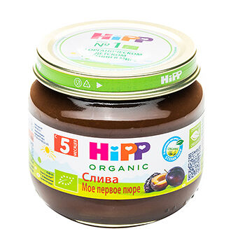 Пюре фруктовое HiPP слива с 5 месяцев