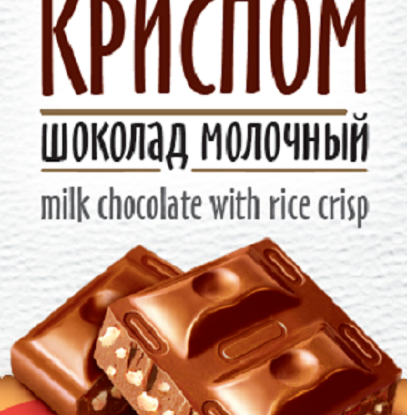 Шоколад Победа молочный с рисовым криспом 85 г