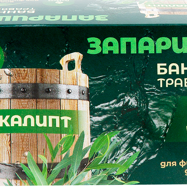 Запарка банная травяная ГЛАВБАНЯ Эвкалипт, в фильтр-пакетах, Арт. Б2141, 20х1,5г