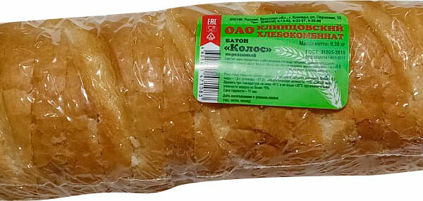 Батон Клинцовский ХК Колос нарезка