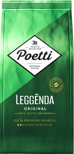 

Кофе в зернах Poetti Leggenda Original натуральный жареный 1 кг