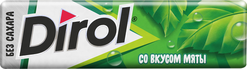 

Жевательная резинка Dirol Мята без сахара 13.6 г