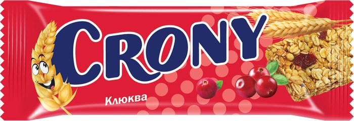 

Батончик-мюсли Crony Клюква 50 г