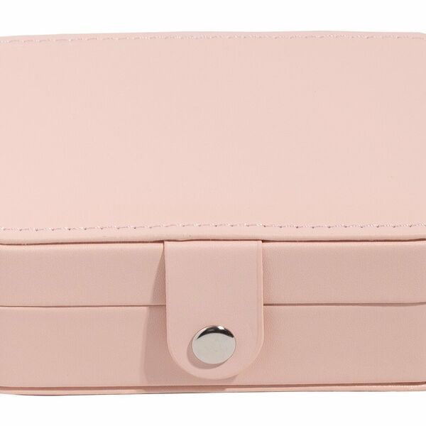 RONDA Шкатулка для украшений, экокожа, пудра, прямоугольная