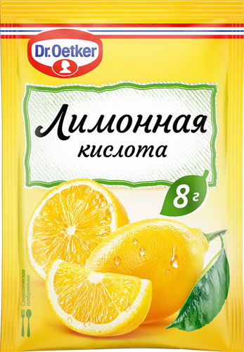 

Лимонная кислота Dr.Oetker пищевая 8 г