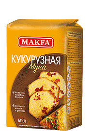 Мука кукурузная Макфа 0,5кг