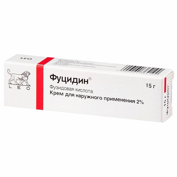 Фуцидин крем 2% 15 г