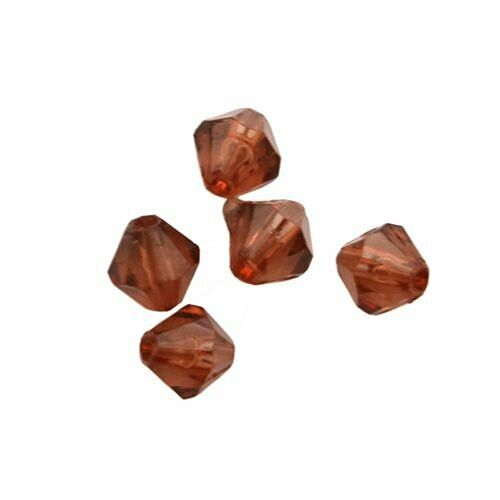 2017 Бусины ромбовидные акрил, 8мм, 25гр. Astra&Craft(84 коричневый)