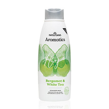 Гель для душа Aromatics Hope бергамот и белый чай 600мл, Греция