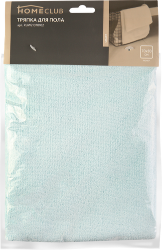 

Тряпка для пола HOMECLUB Smart 70х80см, микрофибра
