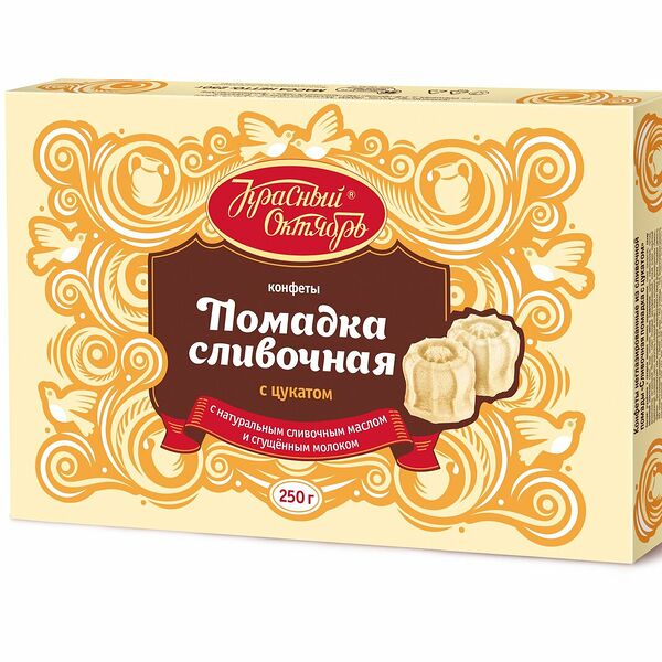 Конфеты Сливочная помадка Красный Октябрь с цукатом