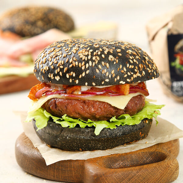 Бургер с мраморной говядиной МясновЪ Шеф-повар