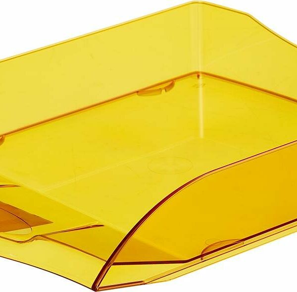 Лоток горизонтальный ATTACHE Яркий Офис 340х250х60 тонированный оранжевый