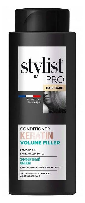 

Бальзам для волос Stylist Pro Hair care Эффектный объем кератиновый 280 мл