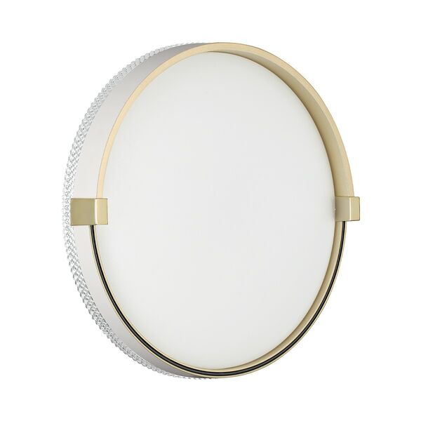 Светильник светодиодный Sonex Pale Oldi White, 34 см, 30 Вт, 4000K, IP43, белый, золотой