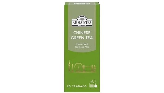 Чай зеленый Ahmad Tea Китайский в пакетиках, 25х1.8г, 45г