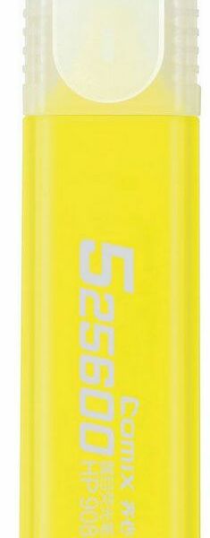 Текстовыделитель-маркер Comix 1-4 мм желтый, 1 шт