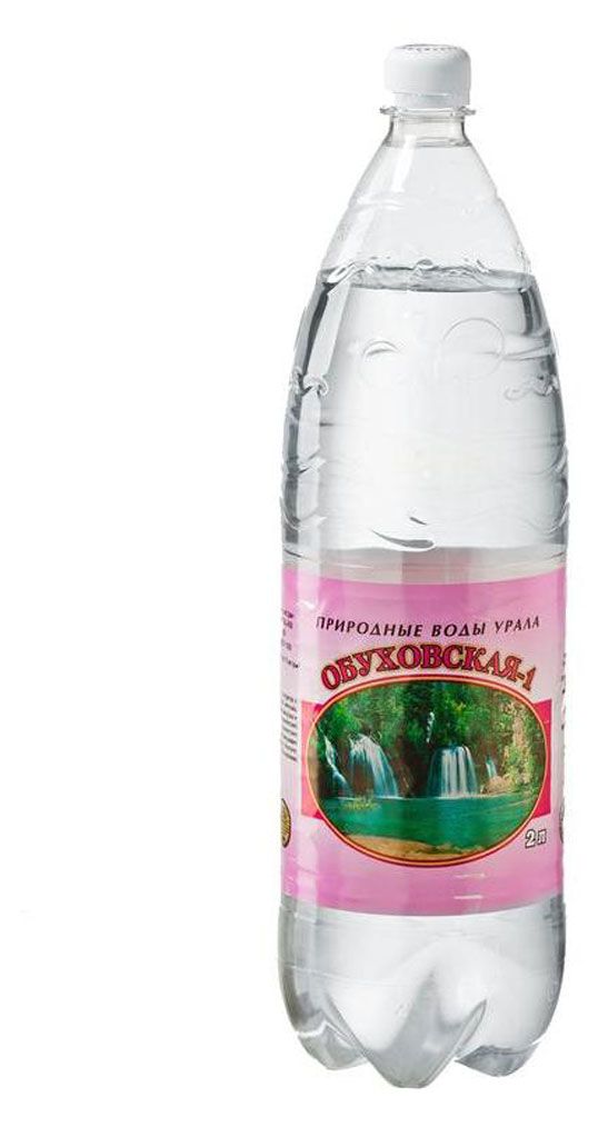 

Вода Обуховская 1 минеральная газированная, 2 л